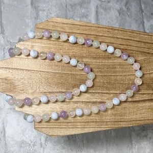 Beautiful Semi-precious Stone Bead Necklace